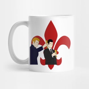 klaus and elijah fleur de lis the originals Mug